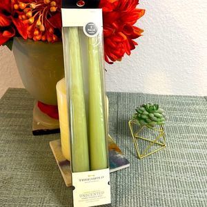 #80 NWOT Unscented Taper Candles